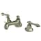 Kingston Brass KS4468AL 8" Widespread Bathroom Faucet, Brushed Nickel KS4468AL - alternate 1